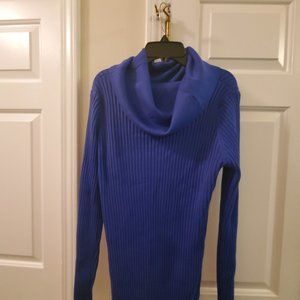 v28 Women Stretchable Turtleneck Knit Long Sweater